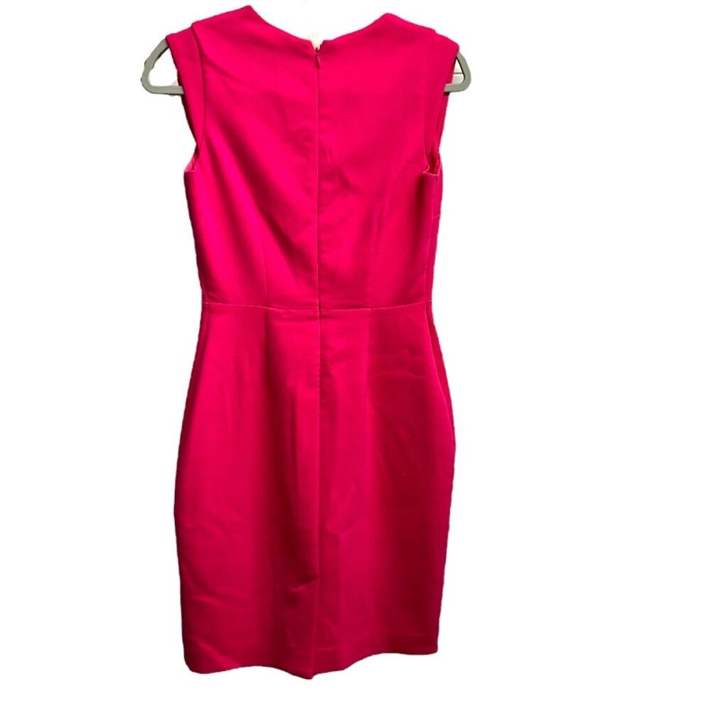 Banana Republic Vibrant Pink Sleeveless Dress Size 0 - Picture 2 of 4